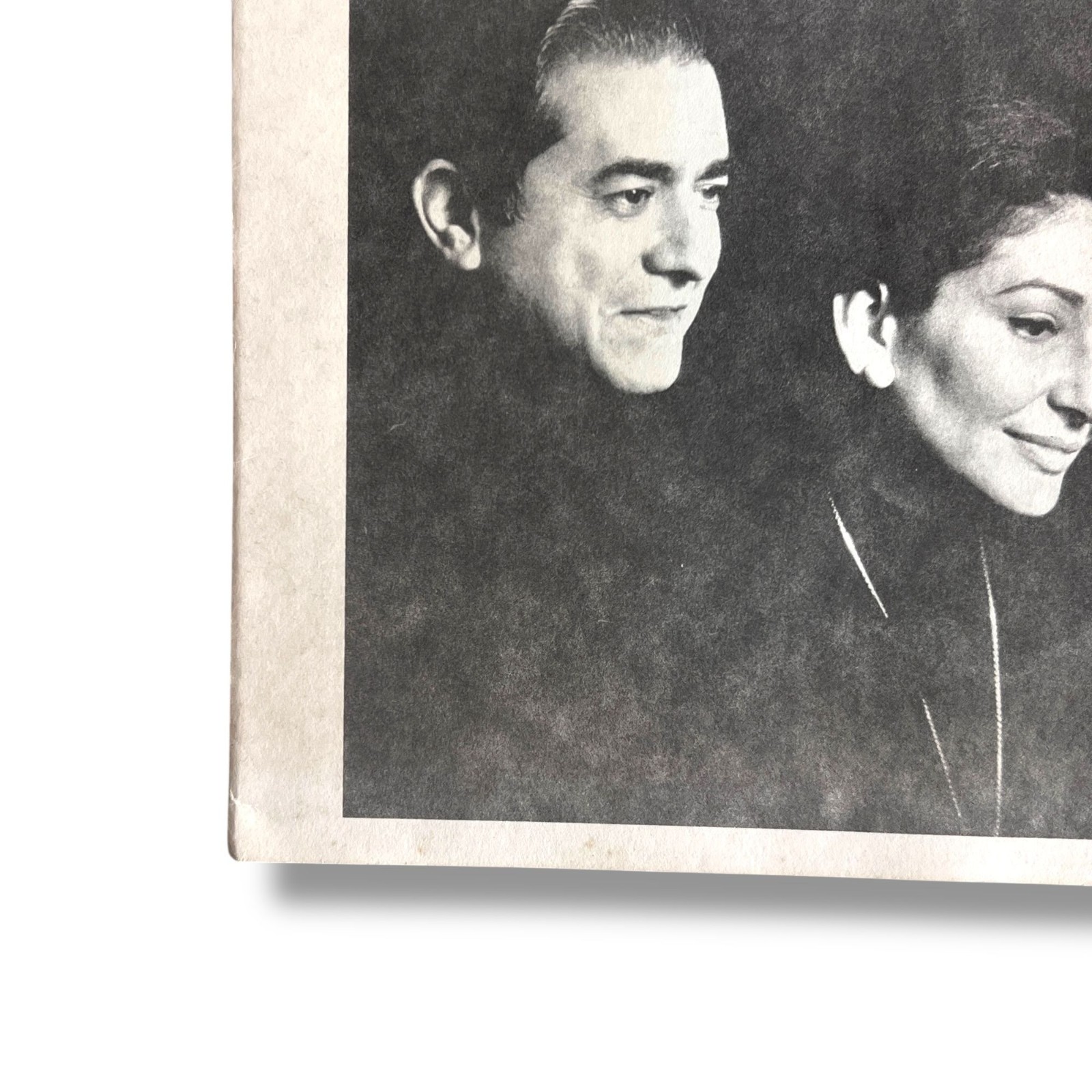 1974 An Evening with Maria Callas & Giuseppe Di Steffano Program Washington DC