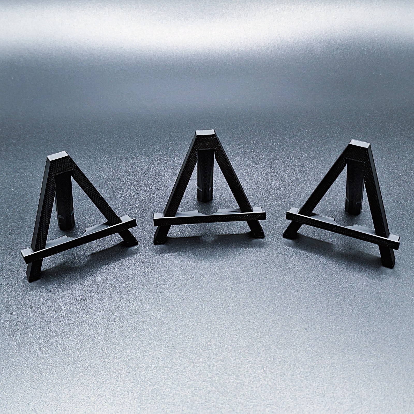 Mini Easel Stand (3) Customizable Trading Card Coin Holder Dollhouse Art Display