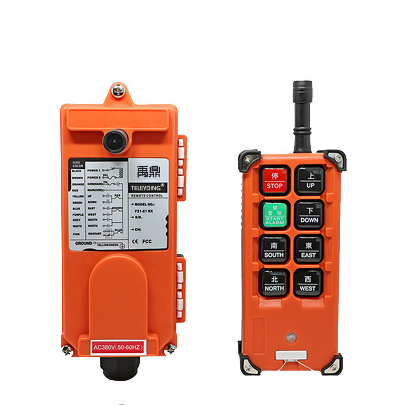 F21-E1B Industrial Wireless Crane Radio Remote Control Hoist Controller AC 24V
