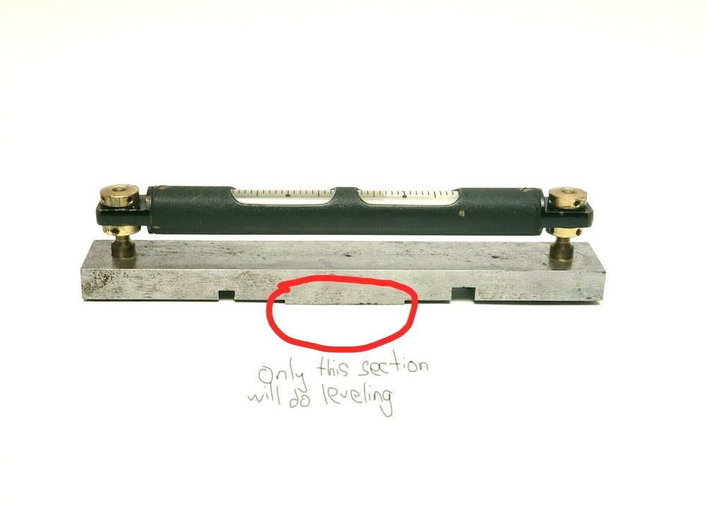 Precision Level Surface Adjuster w/ Big Vial Calibration Mechanical Engineering