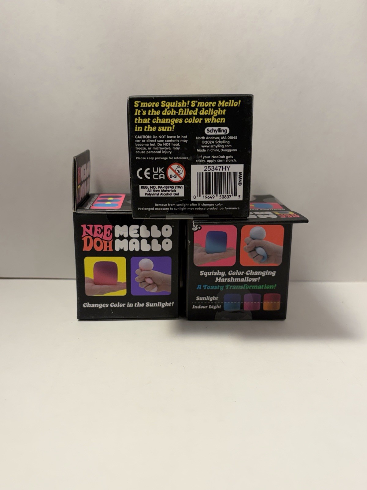 Nee Doh Mello Mallo Squishy Stress Fidget Color Changing Marshmallow