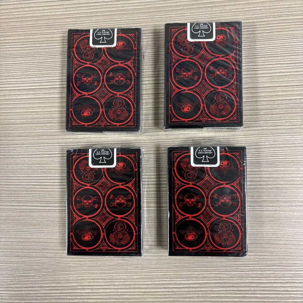 4 Pack: Bicycle *Hidden* Playing Card Deck (4263) - E9E