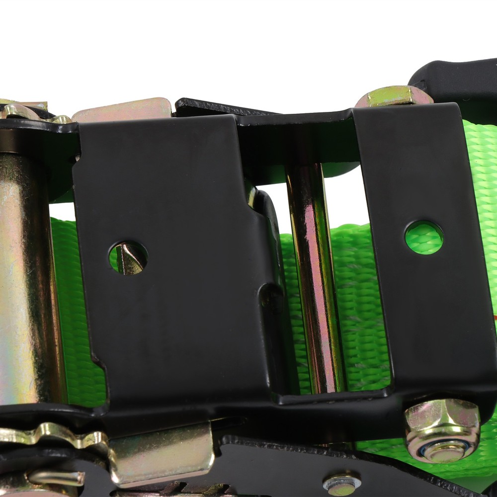 E Track System Heavy Duty Wheel Chock Tie Down Straps Set Durable Universal