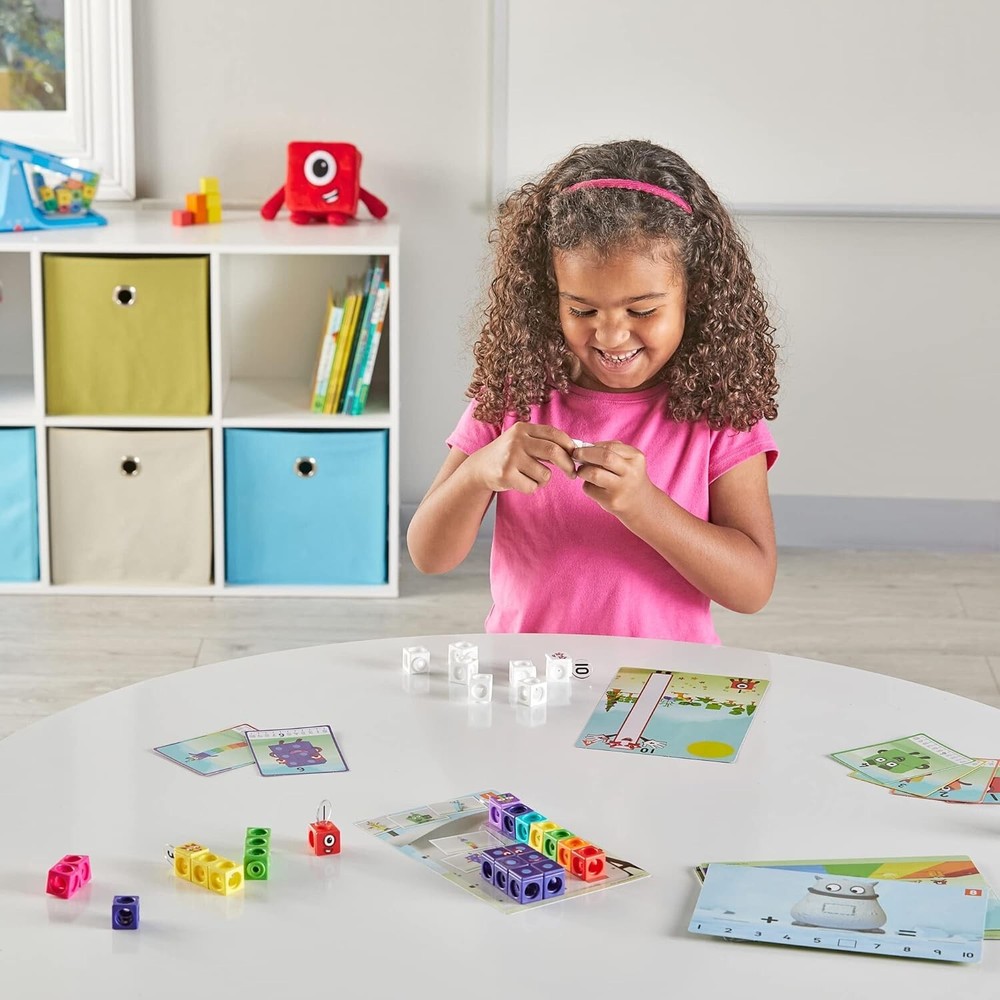 Officially Licensed Numberblocks MathLink Activity Set with 100 Counting Cubes