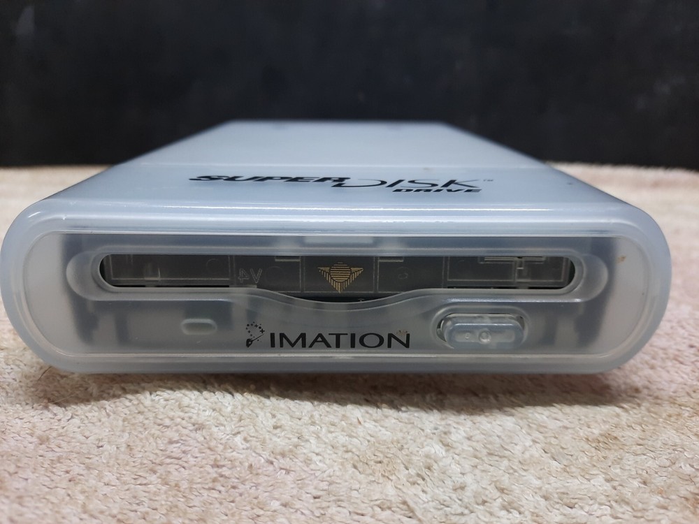 Imation SuperDisk External Drive Super Disk for Mac UNTESTED **READ DESC**