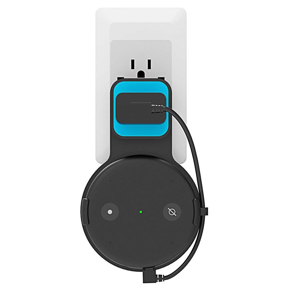 Wall Plug Power Supply Bracket Mount Holder Adapter for Amazon Echo Input