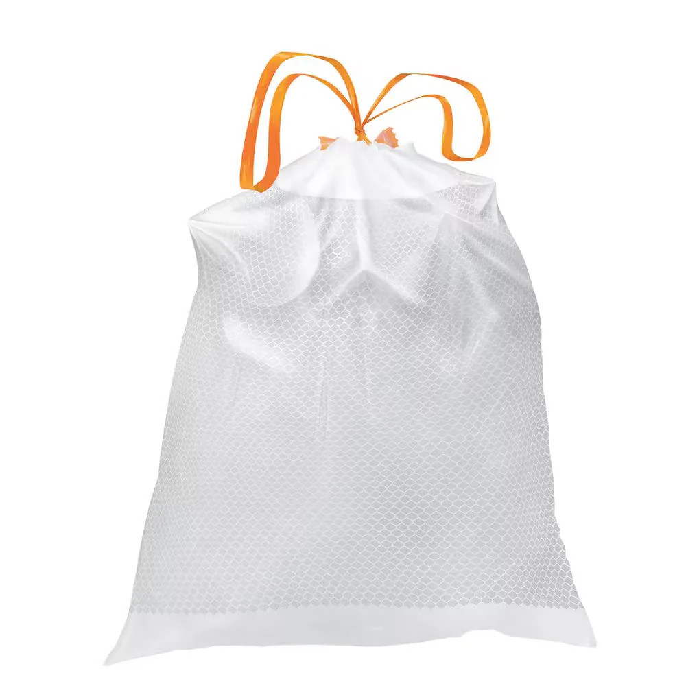 13 Gallon Fresh Scent Tall Kitchen Trash Bags with Drawstring, 200-Count