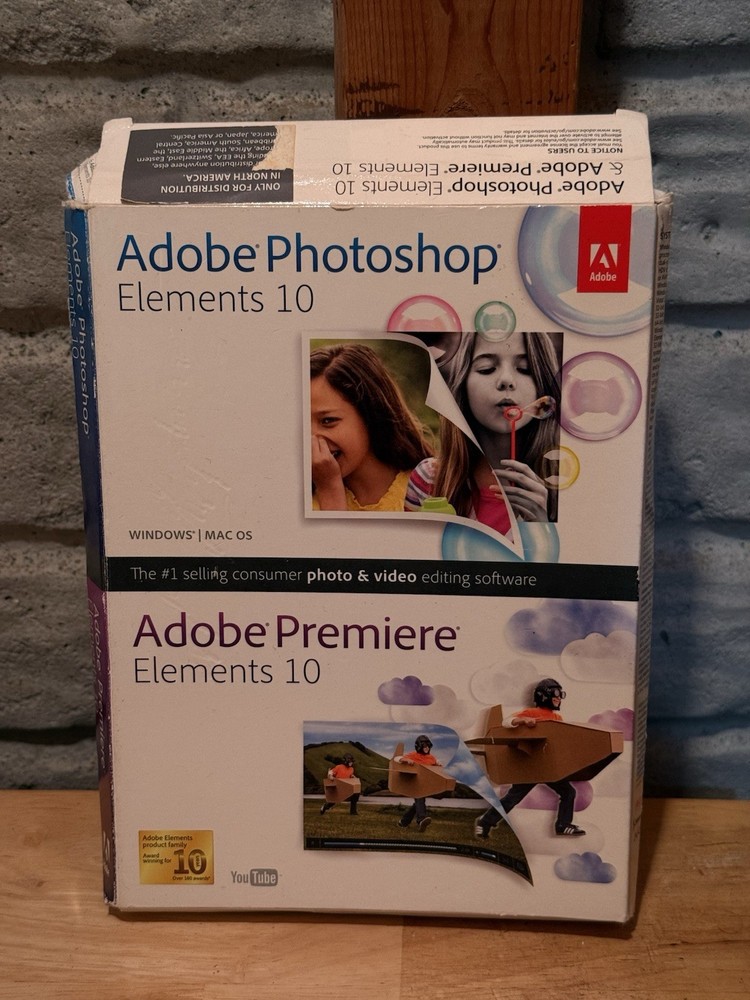 Adobe Photoshop Elements and Premiere Elements 10 for PC, Mac