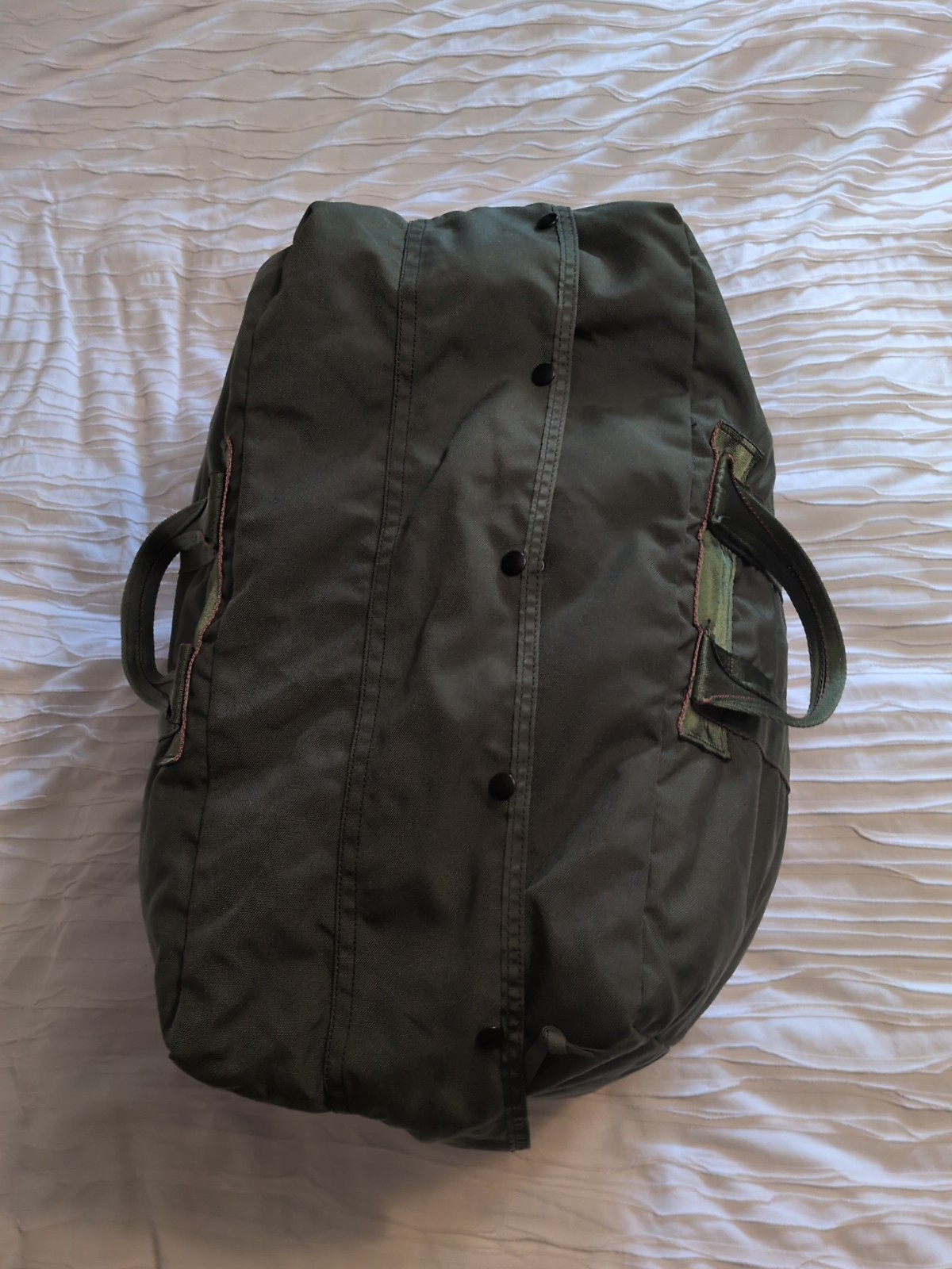 U.S. GI Flyers Kit Bag Nylon USA Military Army Air Force Large Duffle Green