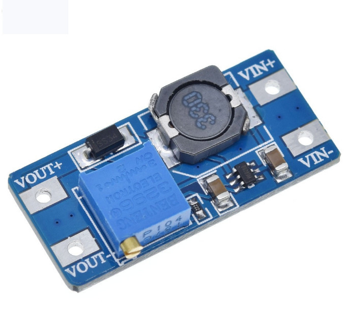 2pcs DC-DC boost module 2A boost board input voltage 2-24 V, 5 / 9 / 12 / -28