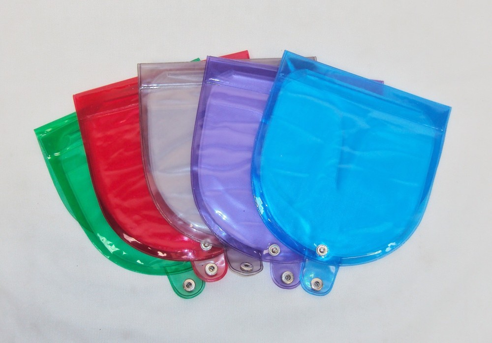 CD/DVD/Game Wallets ~ 5 Pack Color Coded Storage System ~ Hold Up To 60 Discs