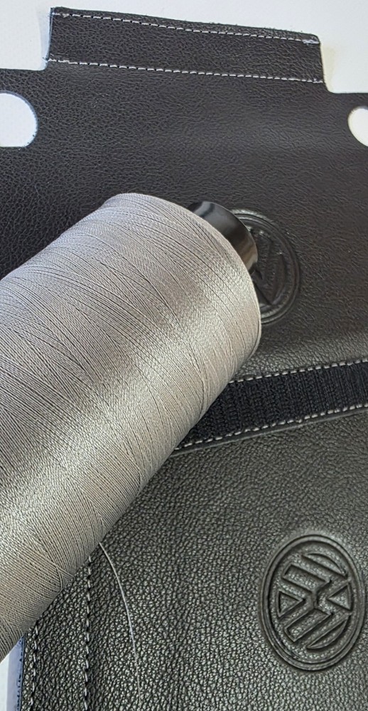 T5 & T5.1 Leather Inner Door Pull Handle Cover with GREY stitch.