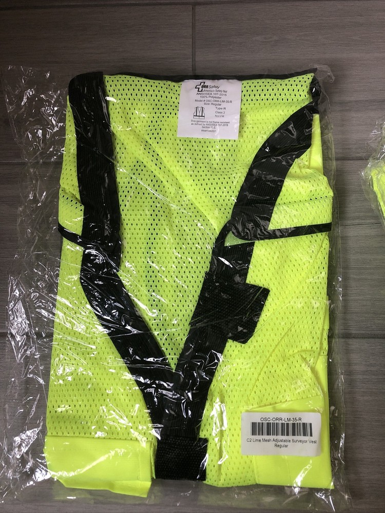ORR Safety Lime Mesh Adjustable
