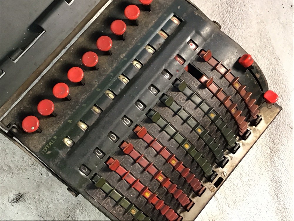 Antique Todd Company Visible Adding Machine
