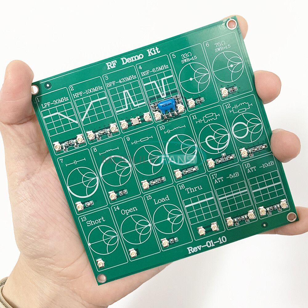 RF Demo Kit For NanoVNA RF Test board Vector Network Test Filter Attenuator