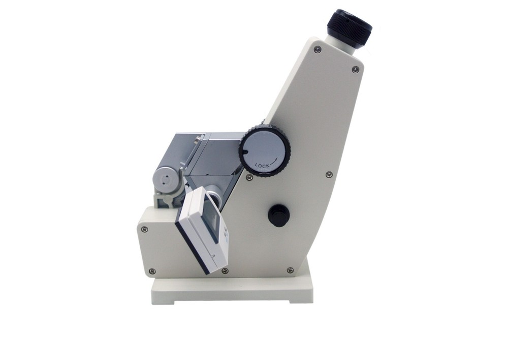 Monocular Abbe Refractometer Accuracy (nD)±0.0002 Digital Thermometer Display