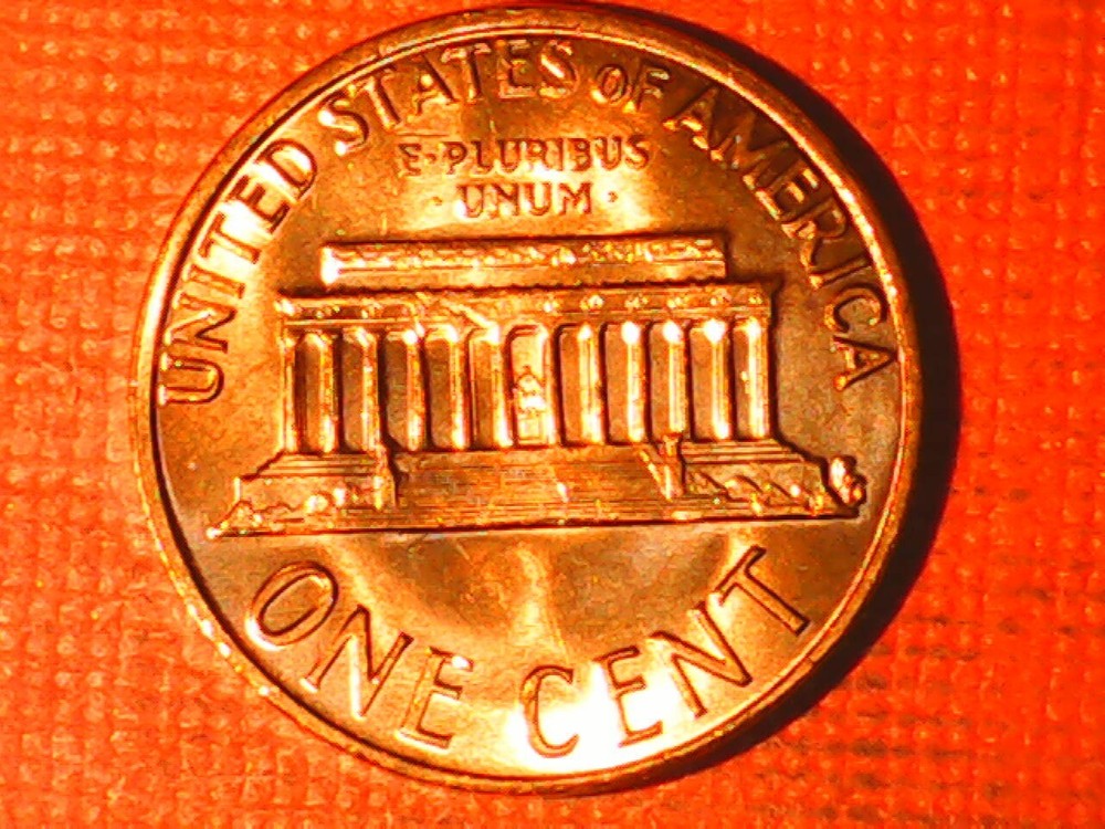 1973 Penny Struck Through Reverse