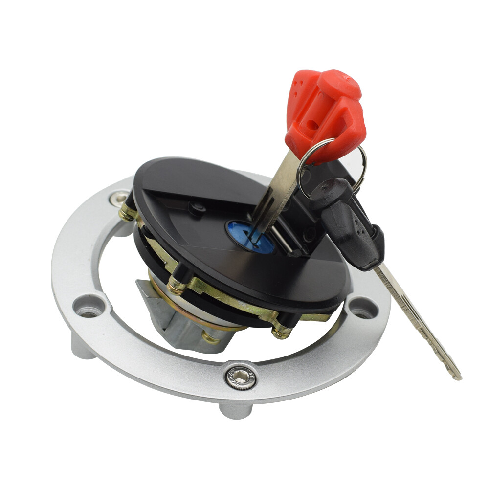 Ignition Switch Fuel Gas Cap Seat Lock Keys For Suzuki GSXR 600 750 1000 05-18