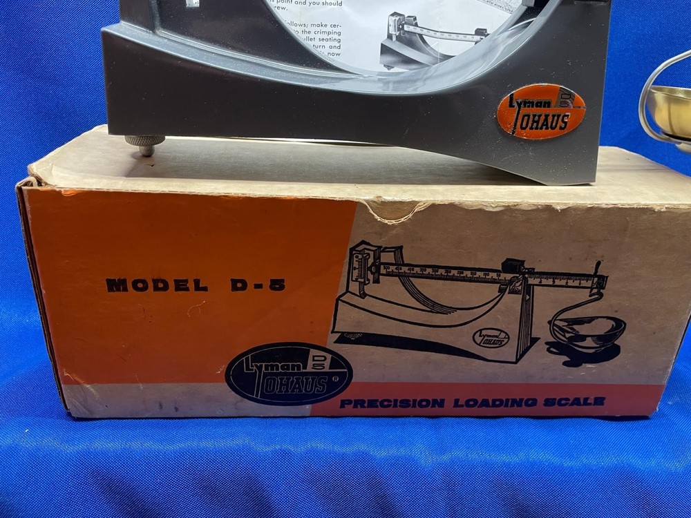 Lyman Ohaus Model D-5 Precision Loading Scale
