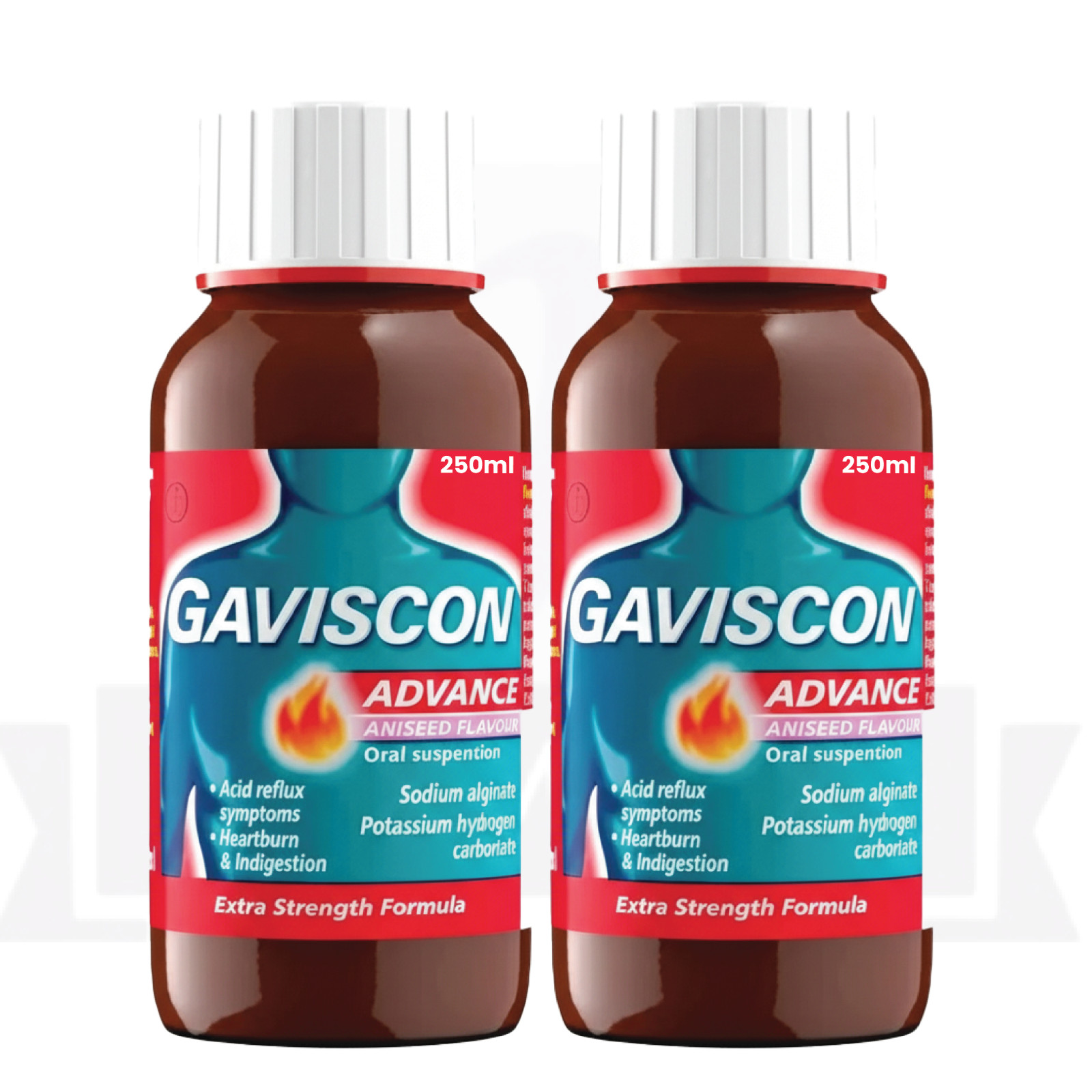 2 PACK OF GavI$con Advance Aniseed (250ML) - FREE DELIVERY - EXP - (02/2027)