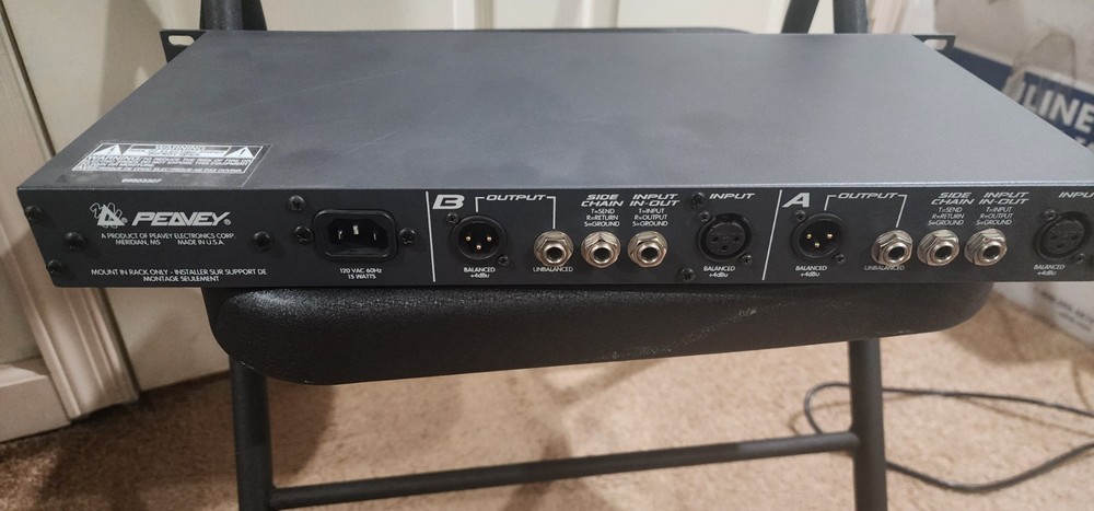 Peavey CEL 2 2-Channel Compressor Expander Limiter Gate Rackmount Processor