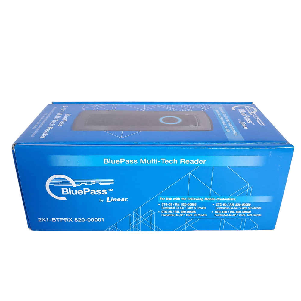 BluePass by Linear 2-N-1 Multi-Tech Reader 2N1-BTPRX 125 KHz All In One Reader