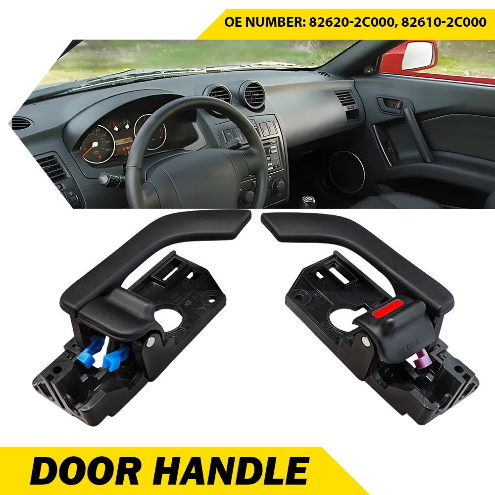 Pair Inside Door Handle Driver & Passenger Side For Hyundai Tiburon 2003-2008 PU