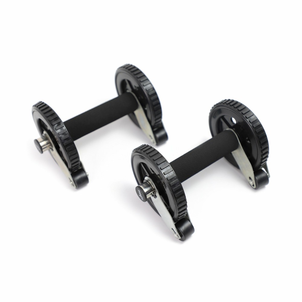 Multi-Functional Ab Rollers / Push-Up Bars w Active Stop-Wheel Function (SZ14)