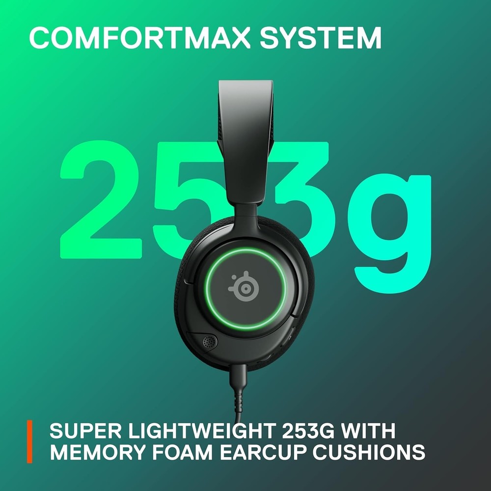 SteelSeries New Arctis Nova 3 Multi-Platform Gaming Headset - Black