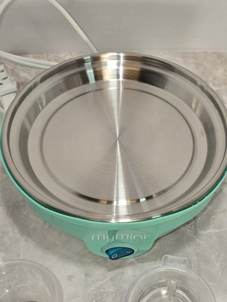 MyMini Egg Cooker Teal 7 Egg Capacity Open Box Kitchen Compact 🍳🥚