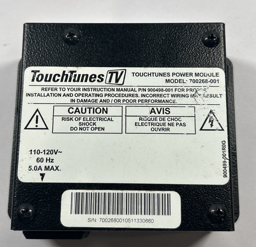 Touchtunes Power Module Model 700268-001 ***Read***