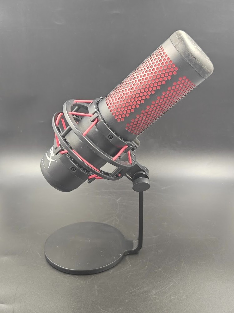 HyperX QuadCast Microphone Black/Red Used Working