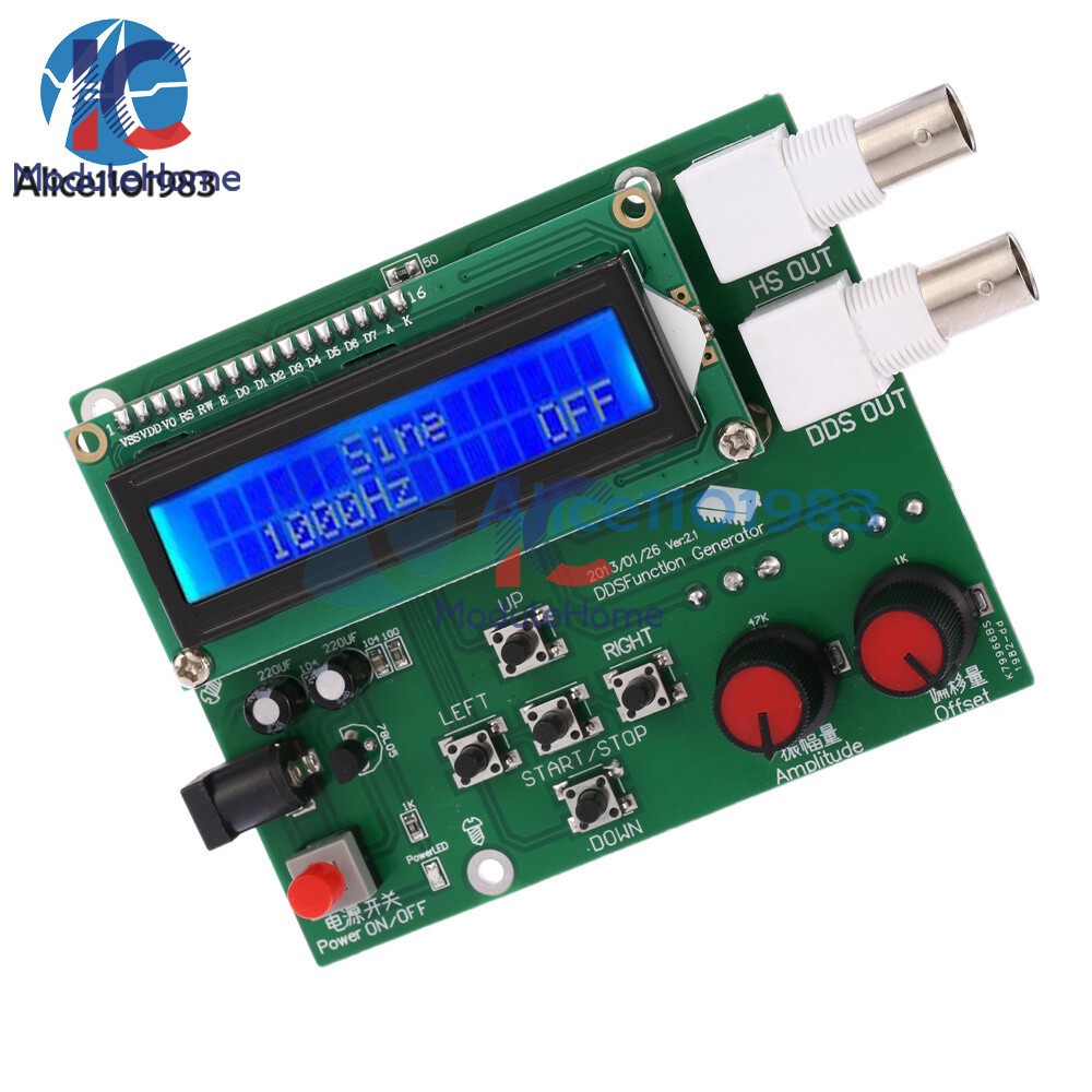 1-10pcs DDS Function Signal Generator Module Sine Square Sawtooth Triangle Wave