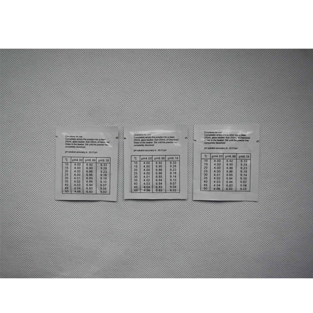 15 PCS PH BUFFER SOLUTION POWDER PRECISE CALIBRATION - pH 4.01 / 6.86 / 9.18 New