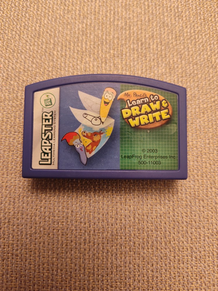 LeapFrog Leapster Explorer LeapPad Learning Game Draw & Write
