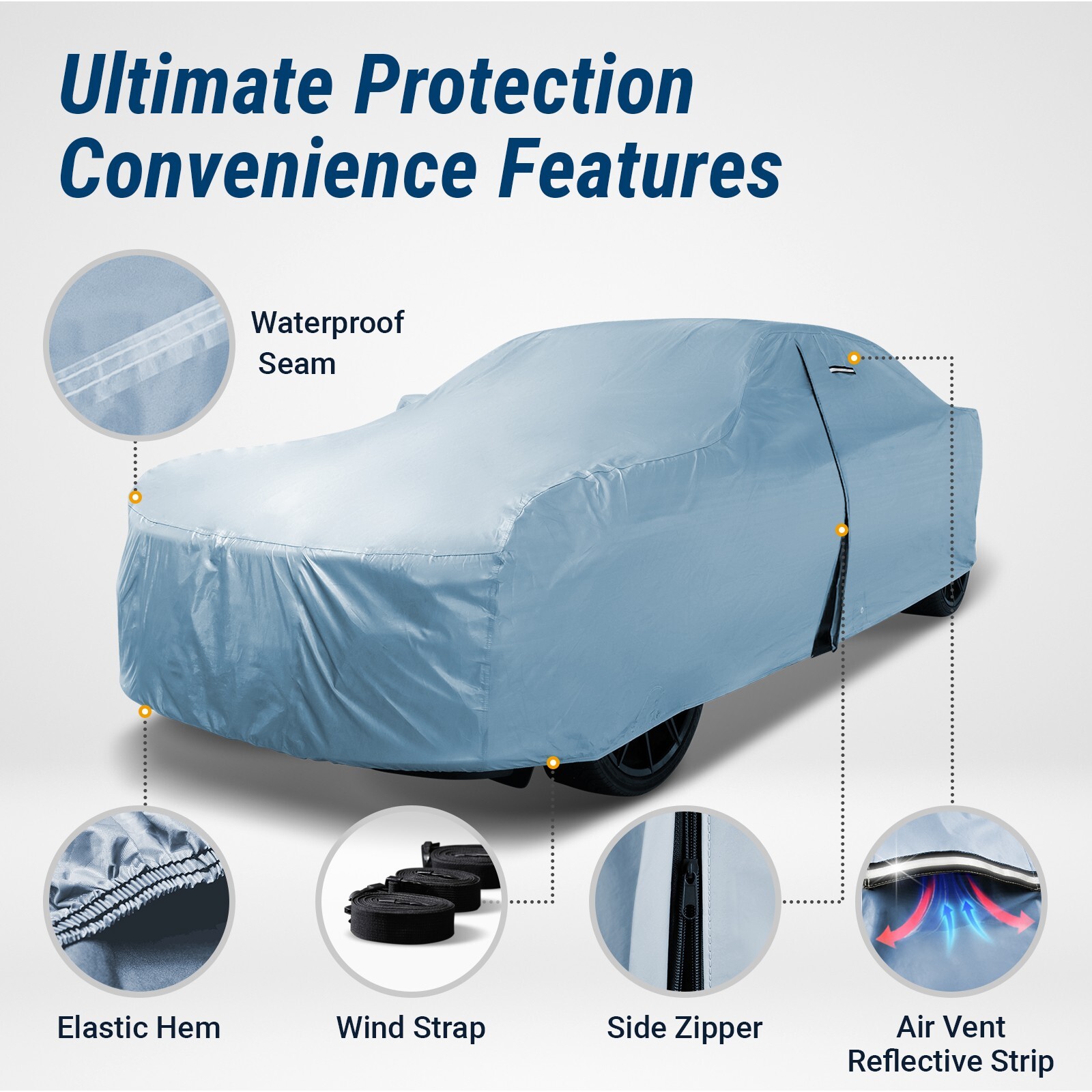 1978-1987 Buick Regal Custom Car Cover All-Weather Waterproof Outdoor Protection