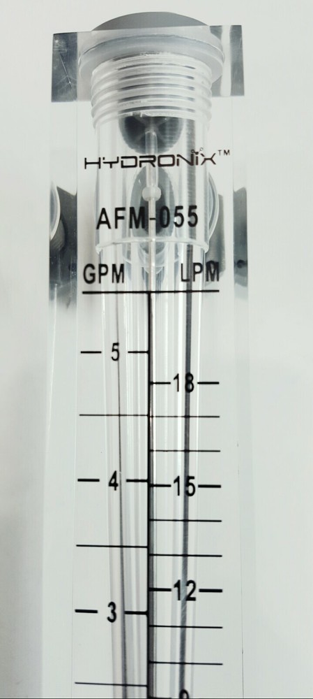 Hydronix Panel Mount Flowmeter AFM-055 0.5-5.0 - 1/2" MNPT