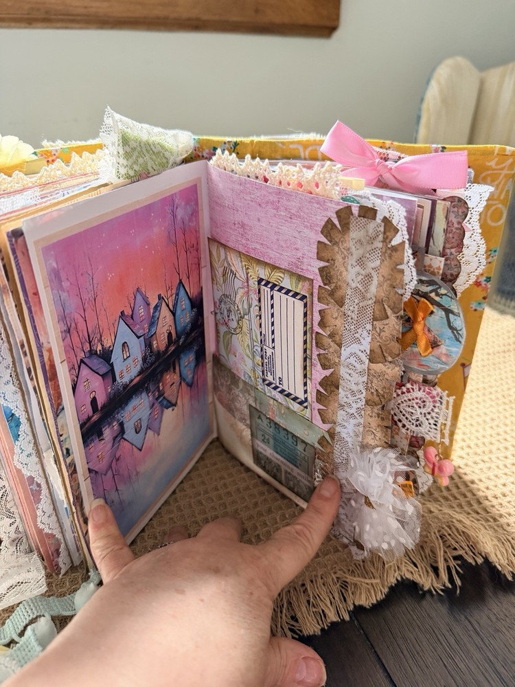 “Spring Sunshine”-Handmade Junk Journal