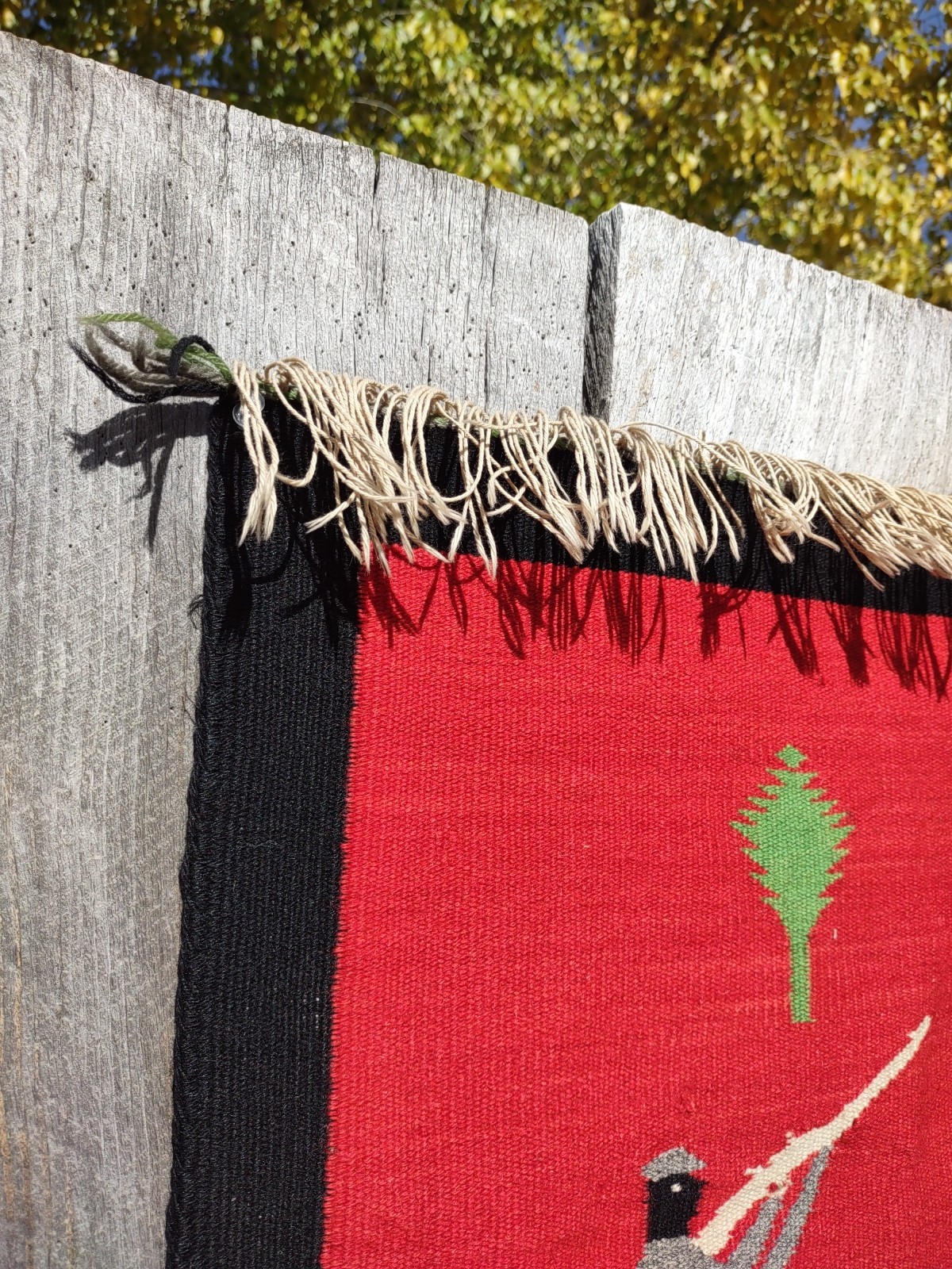 Navajo Rug Native American Indian Antique Germantown Throw Wall Hanging 1910