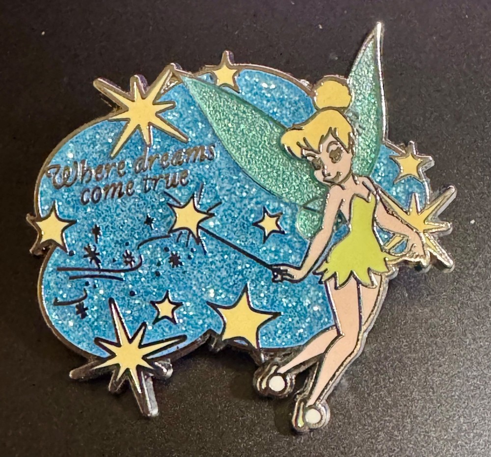 Disney Pin Tinker Bell 'Where Dreams Come True' Exclusive Pixie Dust Version 3