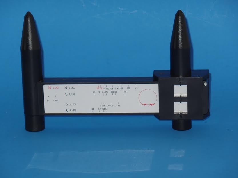 Wheel Bolt Pattern Gauge Tool 4 5 6 8 Lug Pattern Quick Measure Slide Hand Held