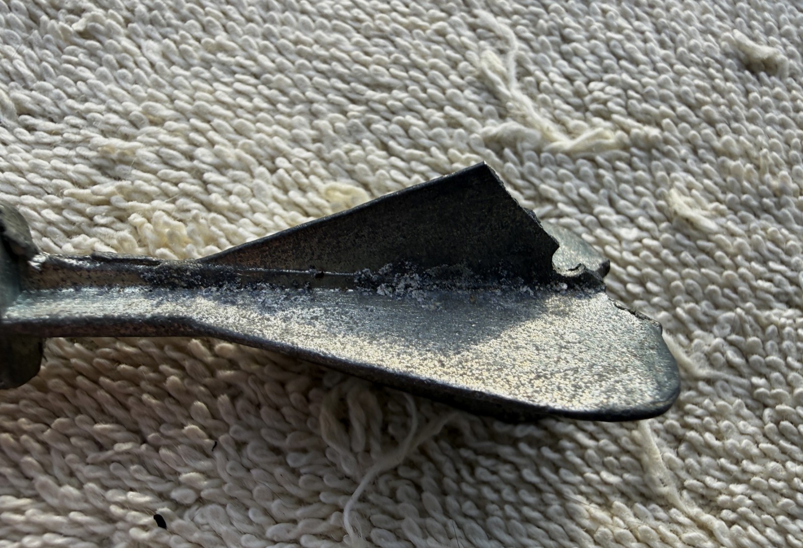 VINTAGE METAL CAP BUSTER THROWING TOY BOMB