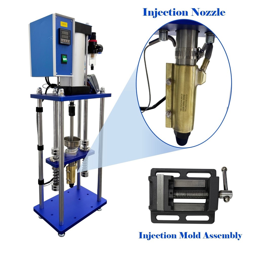 Vertical Pneumatic Injection Molding Machine Laboratory Sample Forming Machine