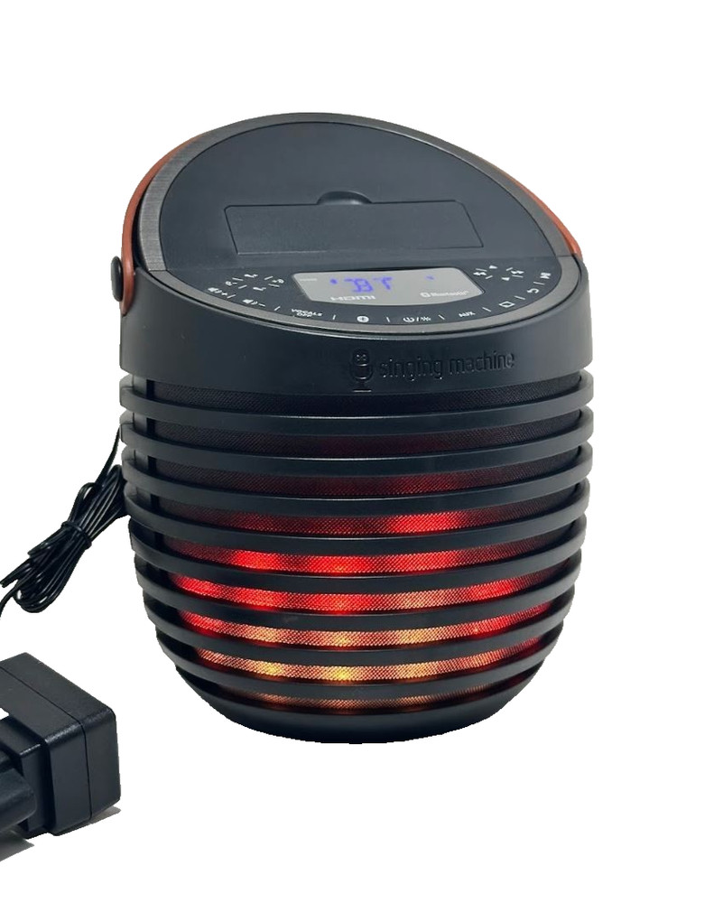 Singing Machine SingCast One Casting Bluetooth Karaoke System Wireless Mic.