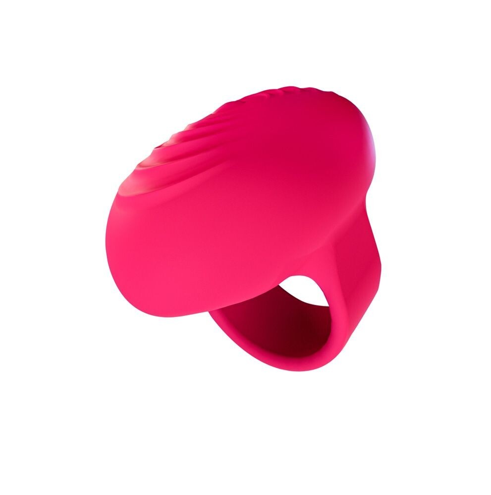 Ruby Ultimately Pleasurable Rechargeable Silicone Vibrating Ring, New
