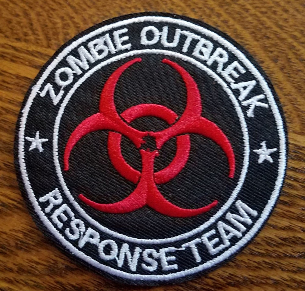 Zombie Outbreak Response Team Round Logo Patch 3 inches