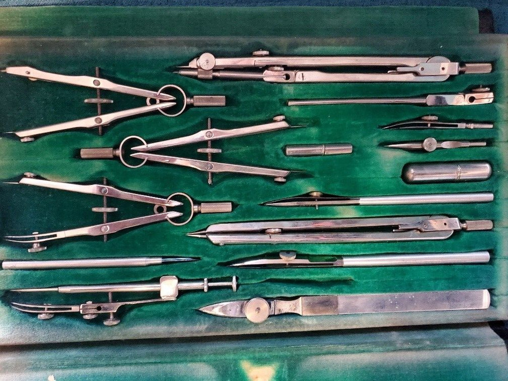 Vintage Tower Engineering Drafting Tool Kit