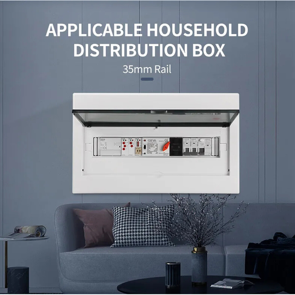 GEYA ATS PC Dual Power Automatic Power 2Pole 100A 220V Transfer Switch Grid NEW