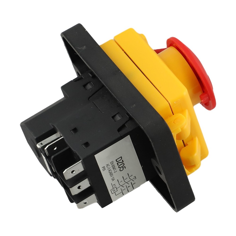 7Pin For DZ05 Waterproof Pushbutton Switch for 3Phase Industrial Machines