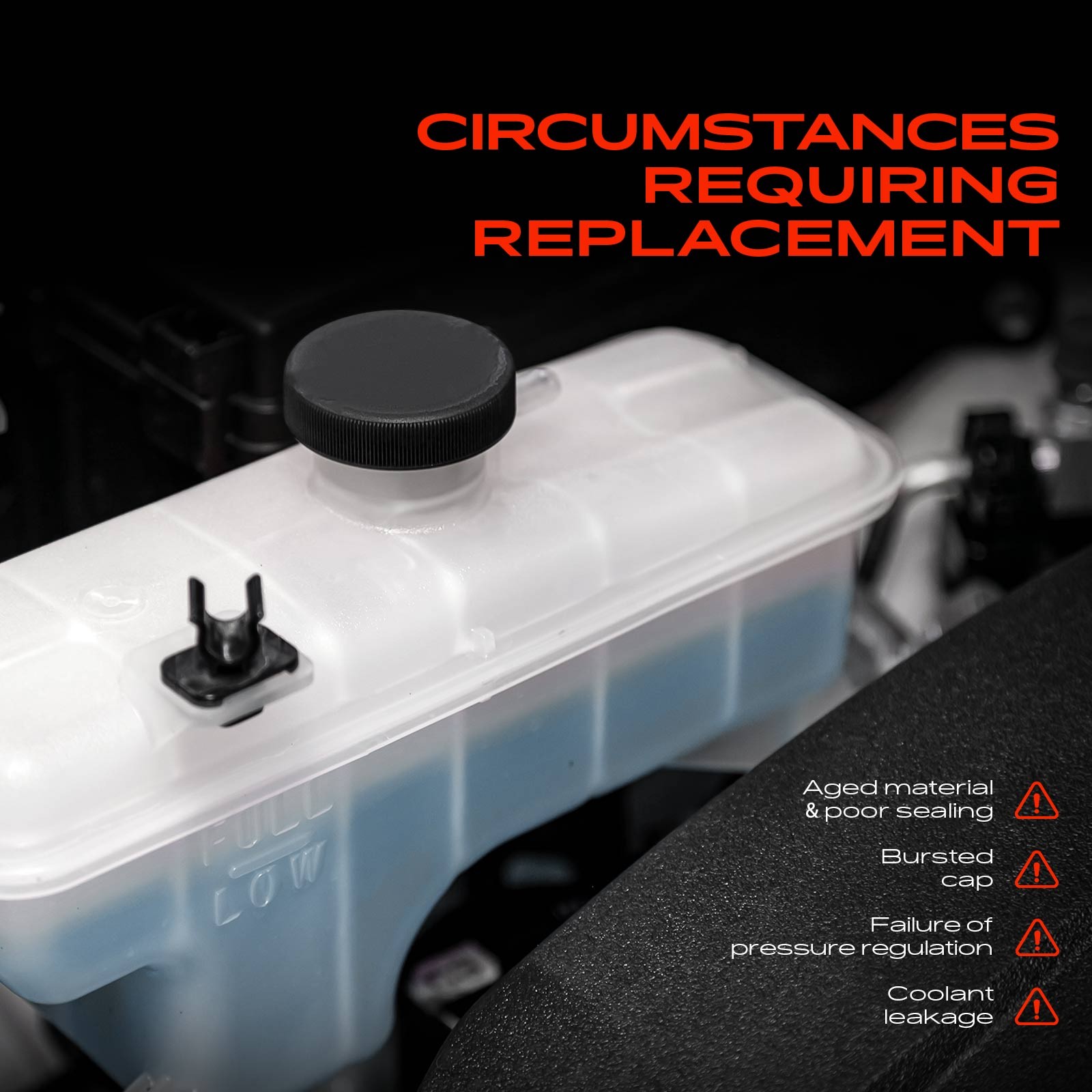 Coolant Overflow Expansion Tank Cap for Land Rover Discovery Range Rover Sport